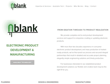 Tablet Screenshot of nblank.com